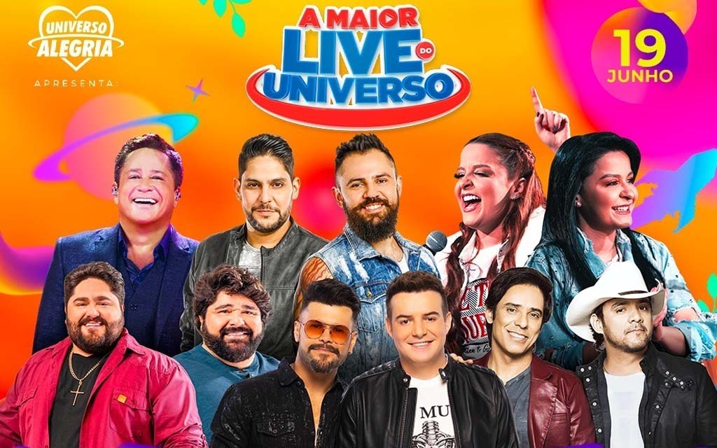 Festival Universo Alegria anuncia a “Maior Live do Universo”