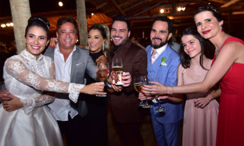 Sertanejos se reúnem no casamento de Nathan, filho de Luciano Camargo