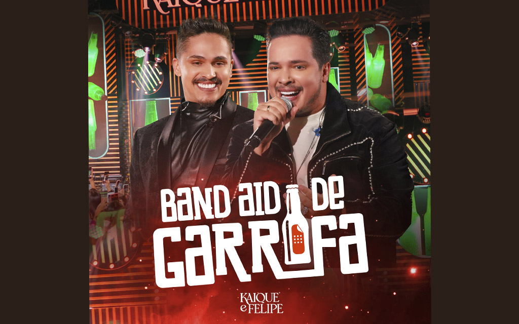 Kaique e Felipe curam o sofrimento com bebida no novo single "Band Aid de Garrafa"