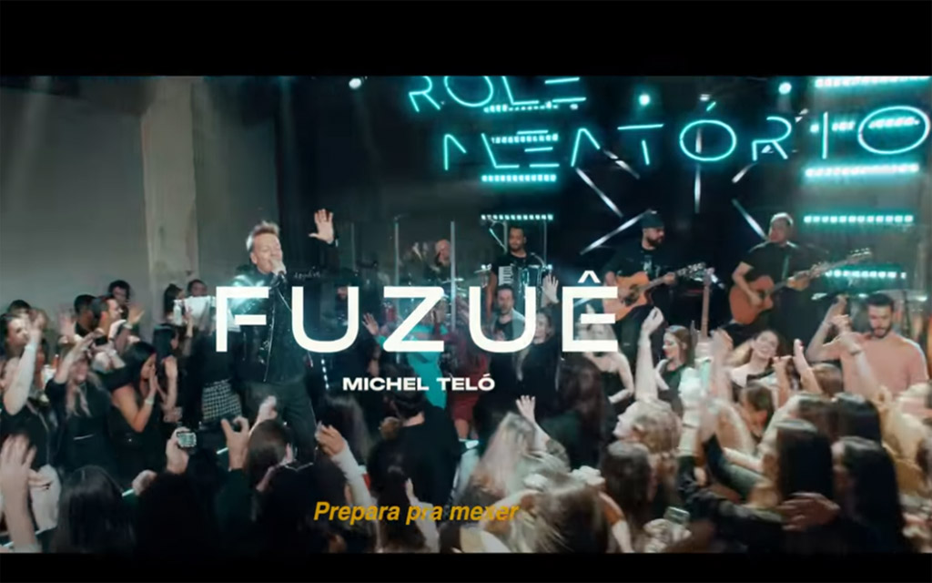 Michel Teló coloca todo mundo para dançar na abertura da novela Fuzuê