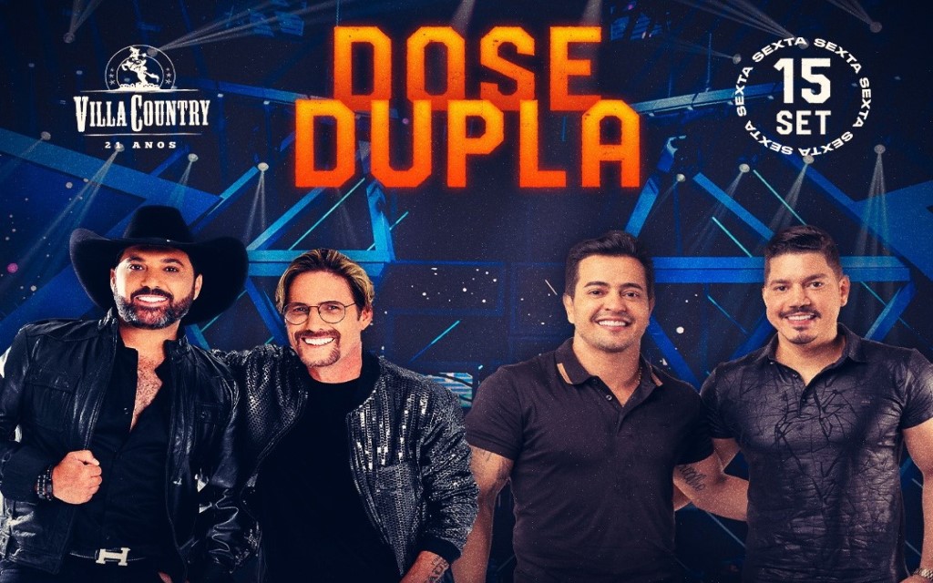 Edson e Hudson e Henrique e Diego em "Dose Dupla" no Villa Country