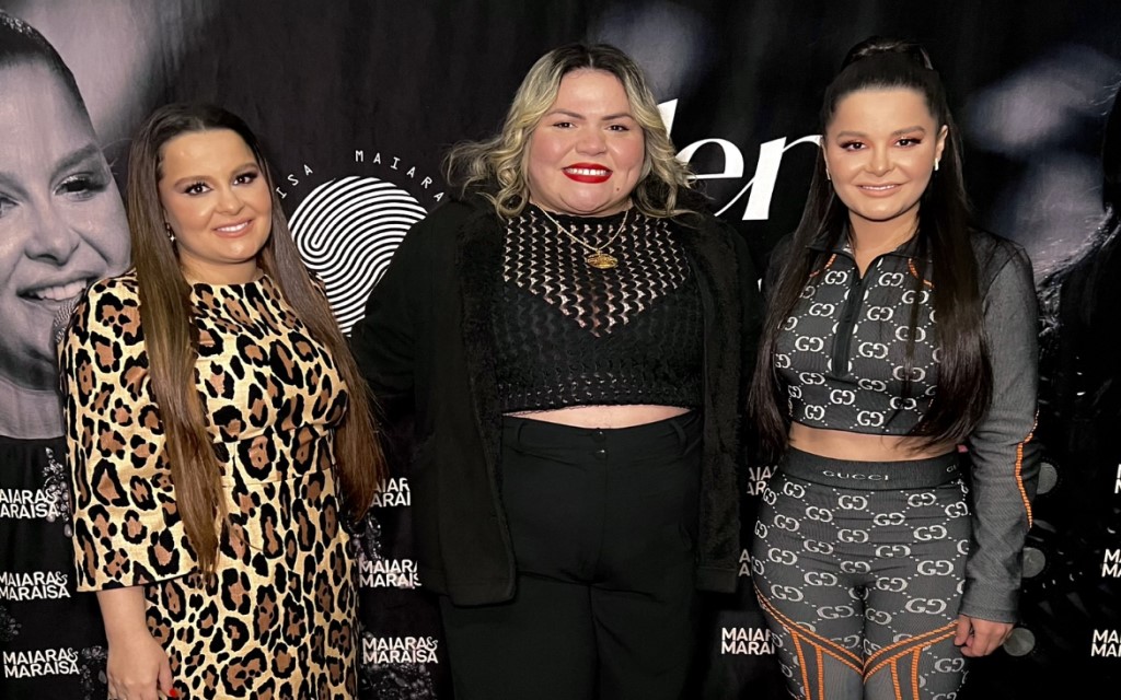 Priscila Meireles faz participação especial em show da dupla Maiara & Maraisa