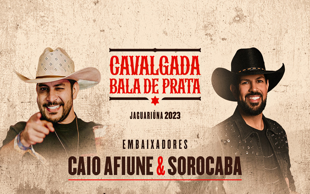 Caio Afiune e Sorocaba são embaixadores da cavalgada oficial do Jaguariúna Rodeo