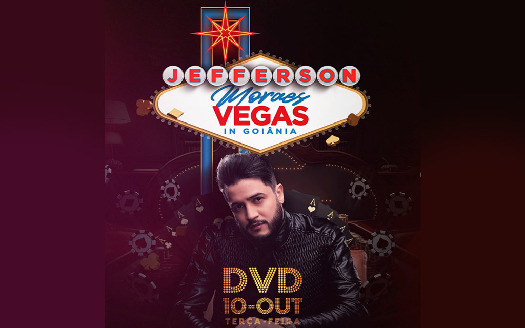 Jefferson Moraes anuncia gravação do DVD “Vegas In Goiânia” no dia 10 de outubro