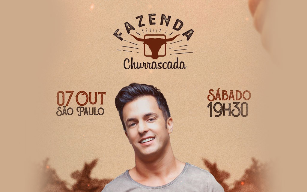 Juninho Campos fará um grande show na Fazenda Churrascada