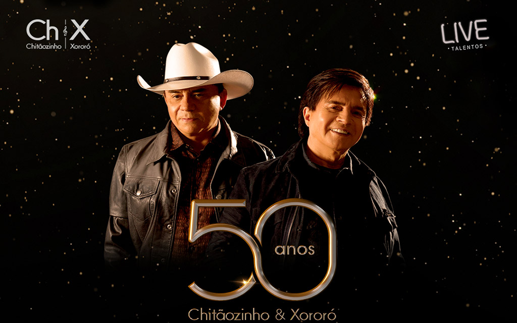 Chitãozinho e Xororó seguem com os shows da “Turnê 50 anos” pelo Brasil afora