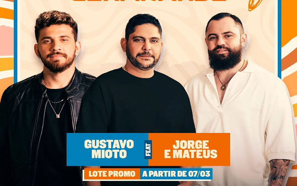 Festa Nacional do Pinhão terá Jorge & Mateus e Gustavo Mioto entre suas atrações