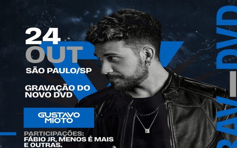 Gustavo Mioto grava novo DVD no dia 24 de outubro com convidados especiais