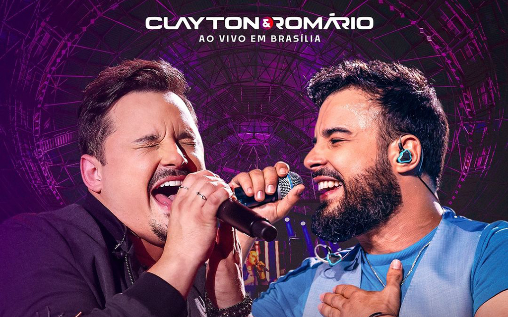 Clayton & Romário já acumulam mais de 326 milhões de streams com o álbum “Ao Vivo em Brasília”