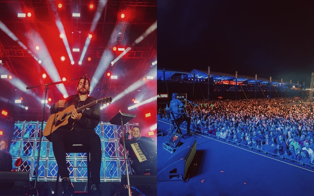 Breno Ferreira divide palco com Bruno & Marrone e Hugo & Guilherme em noite histórica na ExpoAgro Itapetininga