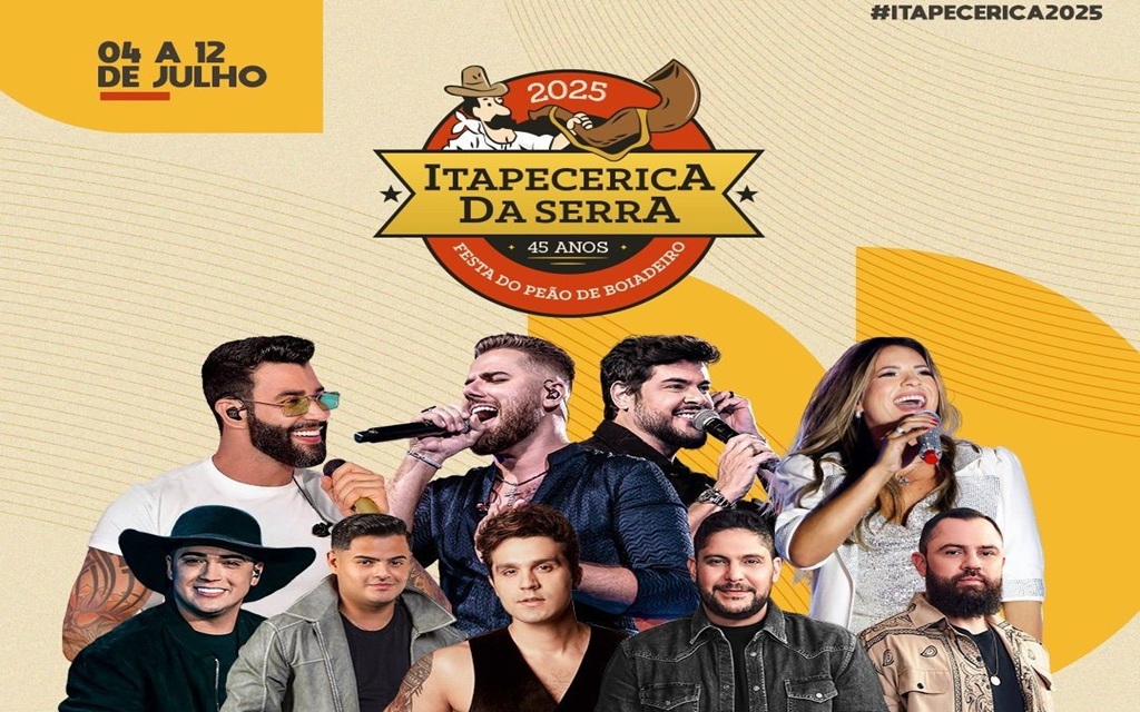 Shows de Zé Neto & Cristiano, Natanzinho, Heitor Costa, Luan Santana e Jorge & Mateus