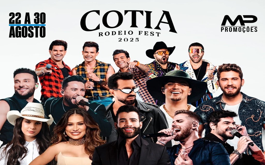 Além dos shows, evento conta com competições de montaria em touros e cavalos