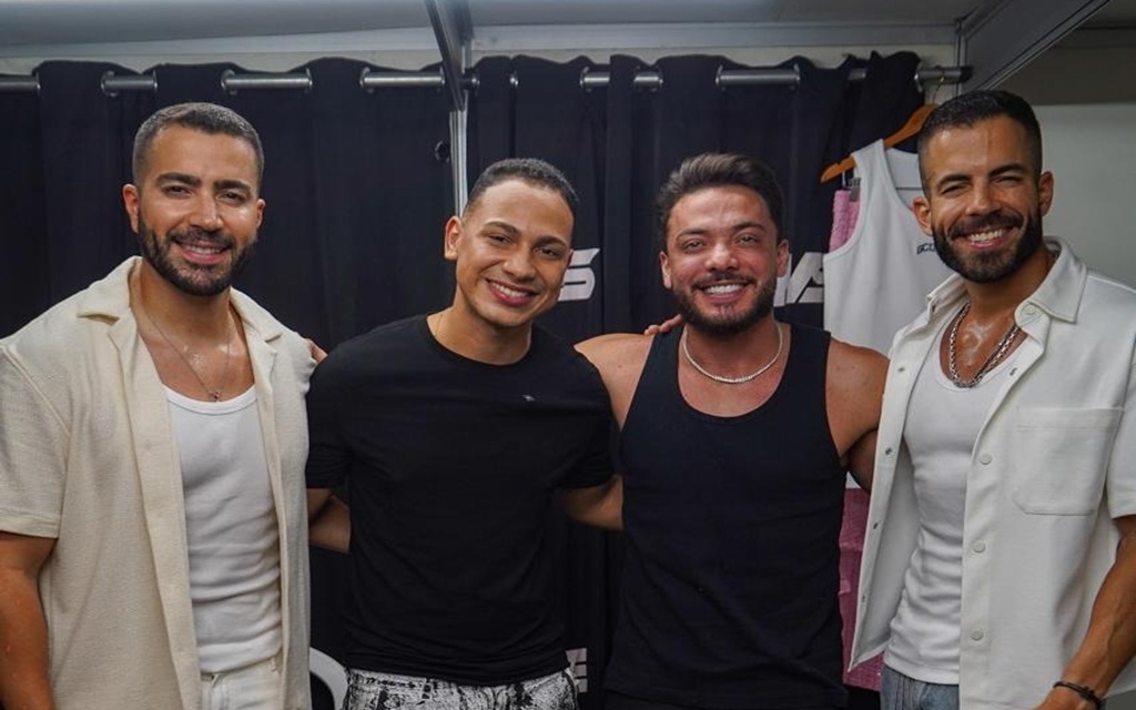 Cantor dividiu o palco com Bell Marques, Wesley Safadão e Natanzinho Lima em uma noite de celebração e música