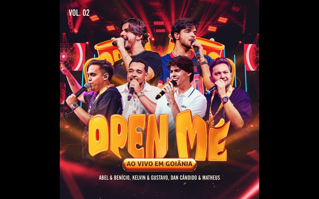 Lançamento reúne as duplas Abel e Benício, Dan Cândido e Matheus, e Kelvin e Gustavo