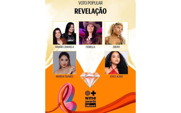 Rayane & Rafaela recebem indicação como “Artista Revelação”, no prêmio WME Awards