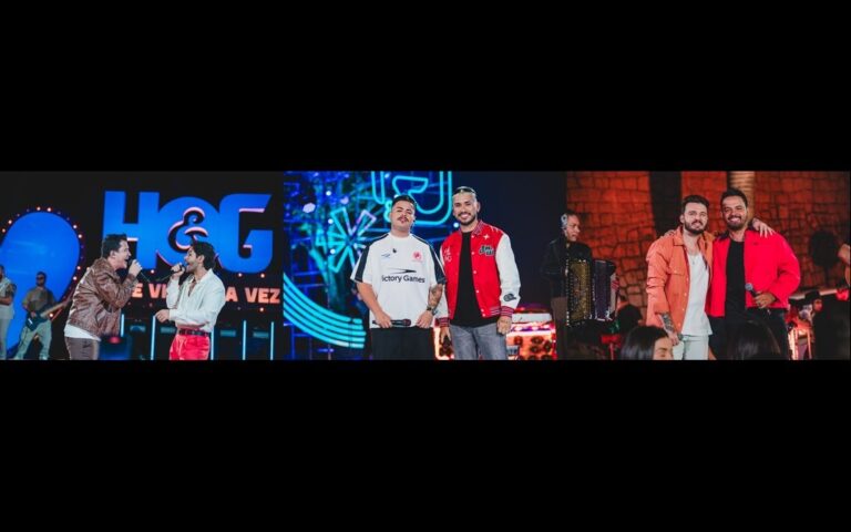 Hugo e Guilherme, Rafa e Junior e VH e Alexandre brindam conquistas de 2025 em confraternização da Original Music