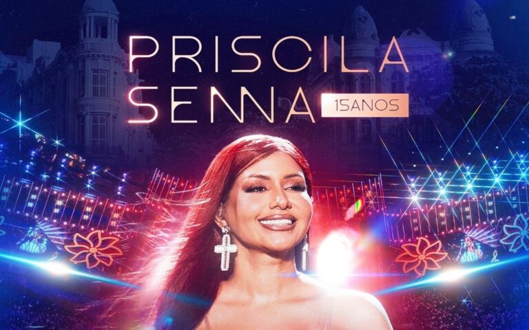 Priscila Senna conclui lançamento de audiovisual histórico “15 Anos Ao Vivo Em Recife” com feats de Léo Foguete e Pablo
