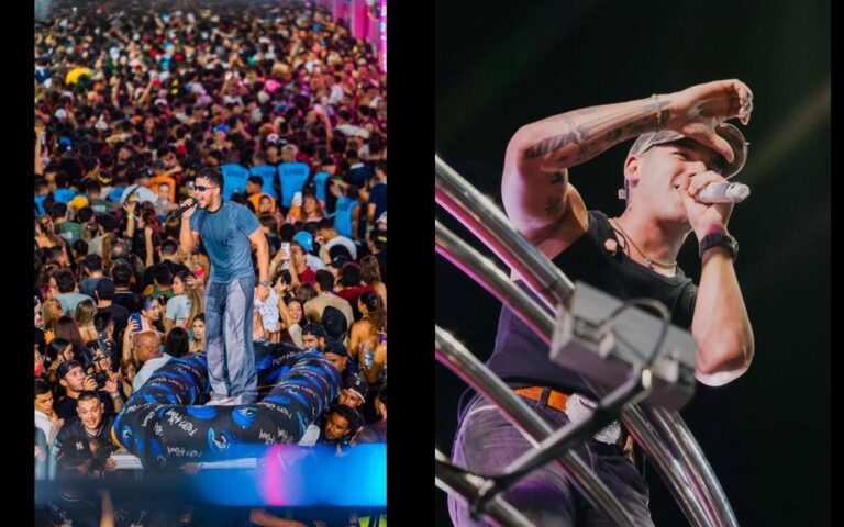 Felipe Amorim e Zé Vaqueiro reúnem mais de 650 mil pessoas em trios e transformam São Luís em um mar de hits