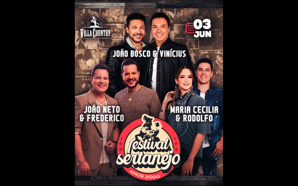 Villa Country recebe encontro histórico do sertanejo universitário em junho