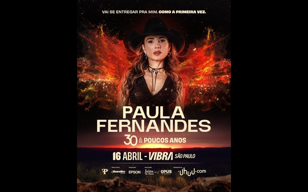 Paula Fernandes anuncia gravação de novo projeto audiovisual na Vibra São Paulo