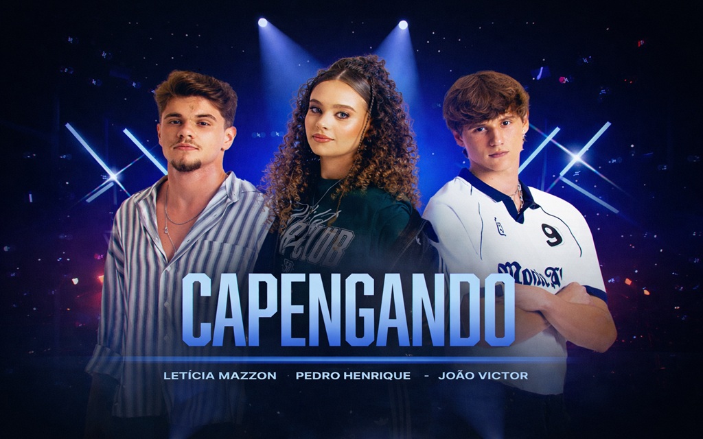 Letícia Mazzon se une aos irmãos Pedro Henrique e João Victor para lançar a música “Capengando”
