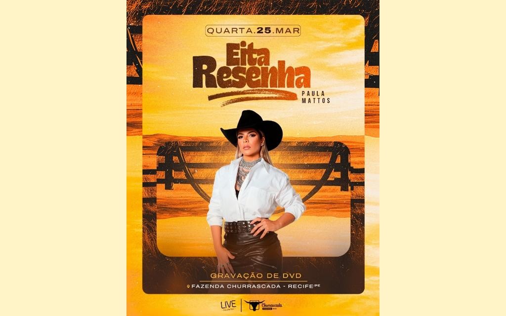 Paula Mattos grava EP na Fazenda Churrascada Recife