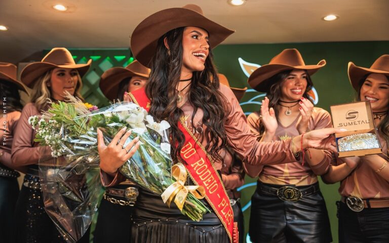 Tayná Barra, a Rainha do Pedro Leopoldo Rodeio Show 2026, inicia oficialmente seu reinado