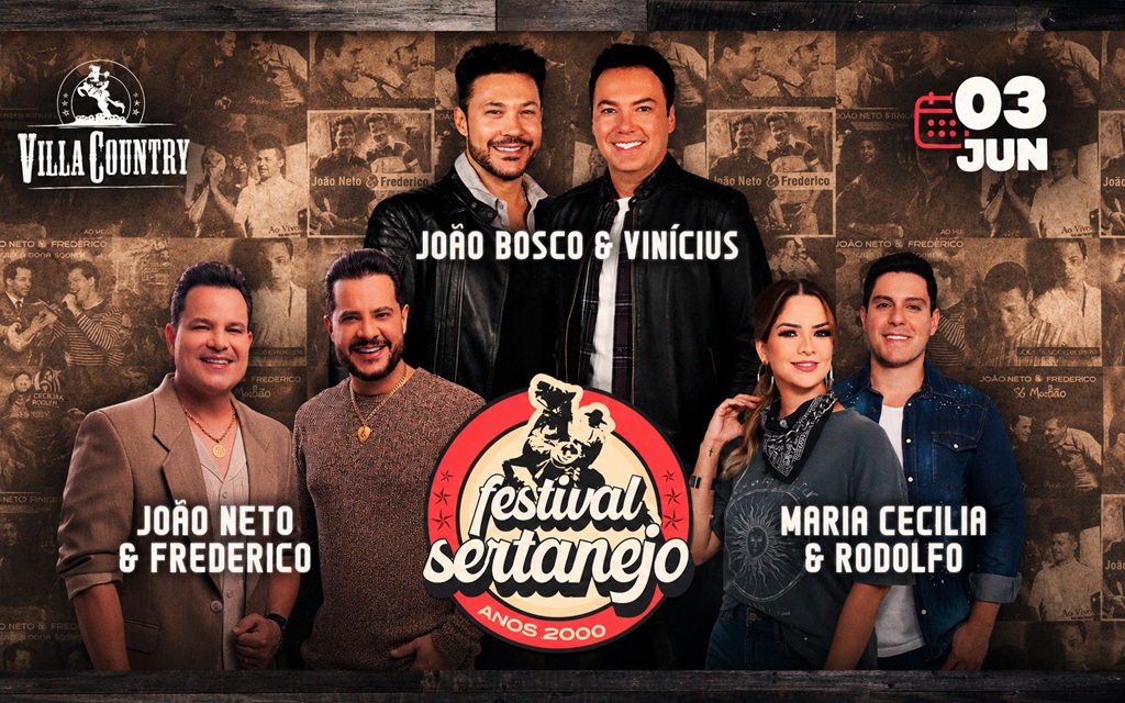 Villa Country recebe encontro histórico do sertanejo universitário na véspera de feriado
