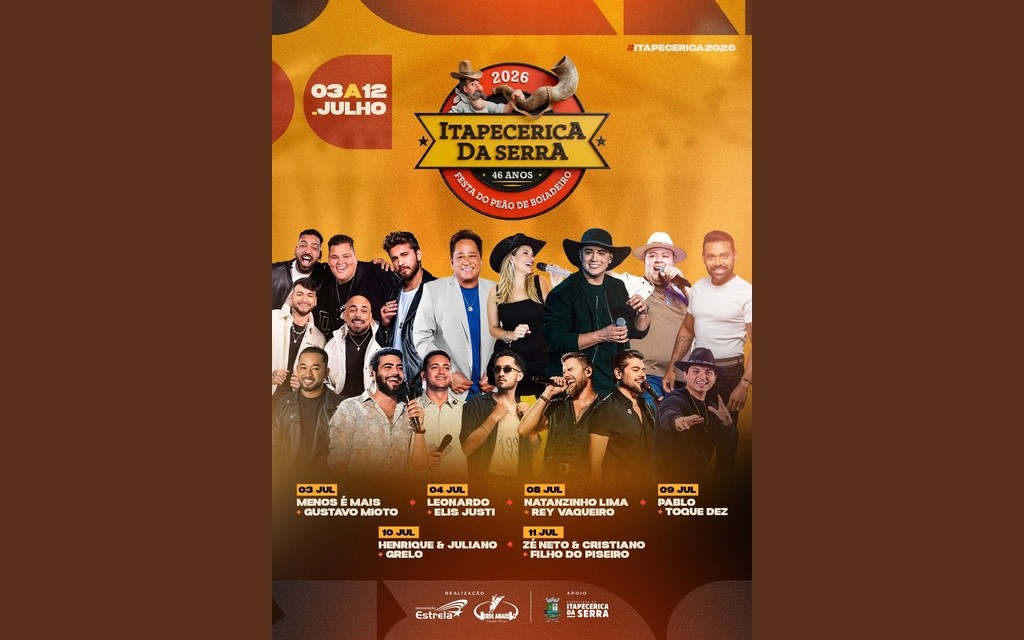 46ª Festa do Peão de Boiadeiro de Itapecerica da Serra reúne 13 shows