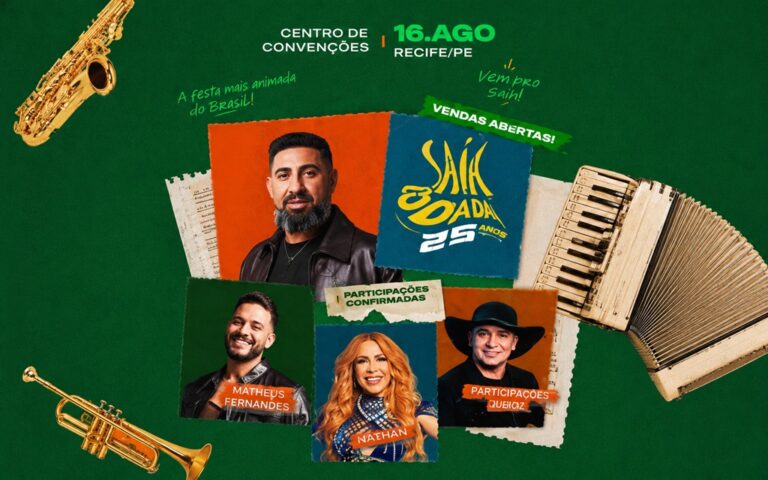 Raí Saia Rodada celebra 25 anos de carreira com gravação de DVD histórico em Recife