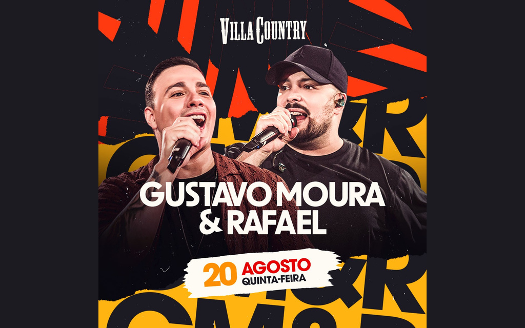Gustavo Moura & Rafael lançam DVD “Casa da Luz Vermelha 2” em show especial no Villa Country